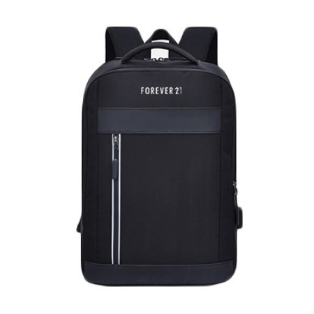 15.6" Travel PU Laptop Backpack with USB Port 01